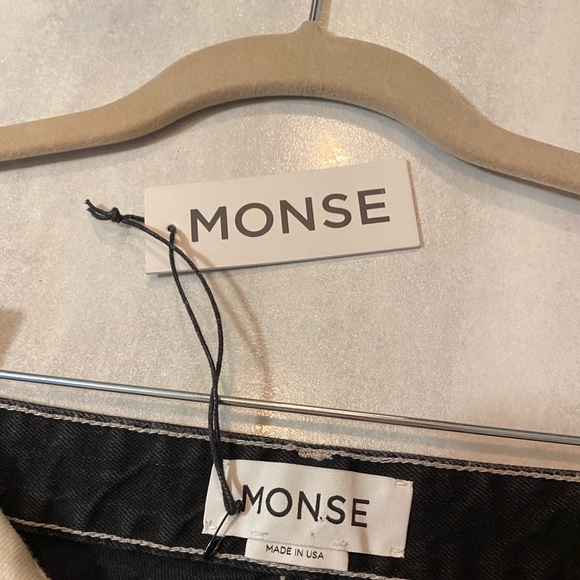 NWT - MONSE Two-Tone Branded Jeans - Size 8 - Picture 12 of 15